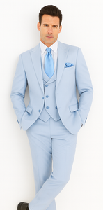 Rossi Man Paul RM1395 – Men’s Classic Tailored Suit - Elegant Formalwear for Men