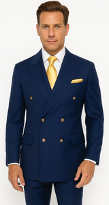 Rossi Man RM1102 Milano Collection Modern Fit Suit for Men – Stylish Formalwear for Special Events