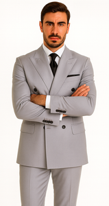Rossi Man RM1178 Milano Collection Slim Fit Suit for Men – Modern Formal Wear