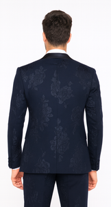 Rossi Man RM1252 – Men’s 3-Piece Smoking Style Tuxedo - Elegant Evening Formalwear