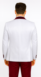 Rossi Man RM1480 – Men’s 3-Piece Smoking Style Tuxedo Suit - Elegant Modern Formalwear