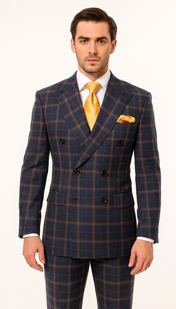 Rossi Man RM1790 – Elegant Slim Fit Milano Suit for Men - Stylish Modern Formal Attire