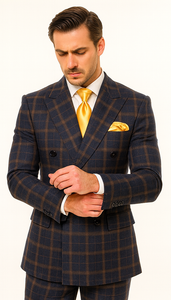 Rossi Man RM1790 – Elegant Slim Fit Milano Suit for Men - Stylish Modern Formal Attire