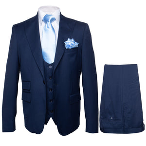 Rossi Man Sydney II RM1311 – Premium 3 Piece Modern Fit Suit for Stylish Gentlemen -  Formalwear