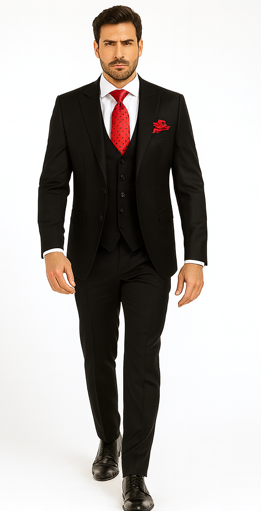 Rossi Man Sydney - RM1101 – Slim Fit Formal Suit for Men - Modern Tailored Elegance