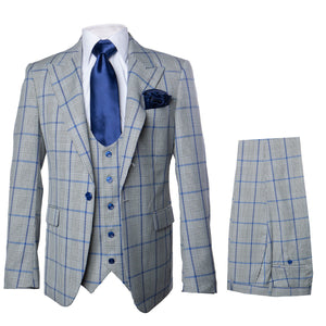 Rossi Man Tom RM1856 – Modern Fit 2-Piece Men’s Suit for Stylish Gentlemen - Tailored Elegance