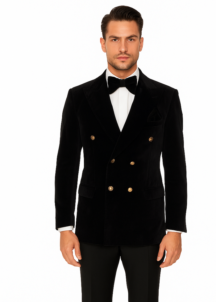 Rossi Man Zeus RM1575 – Men’s Tuxedo for Formal Events- Slim Fit Black-Tie Suit