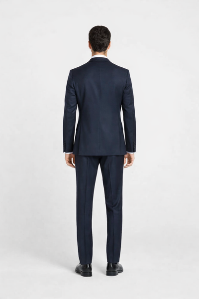 Rossiman Men’s Blue Slim Fit Suit | Modern Tailored Formalwear – Italian 3-Piece Elegant Suit for Men