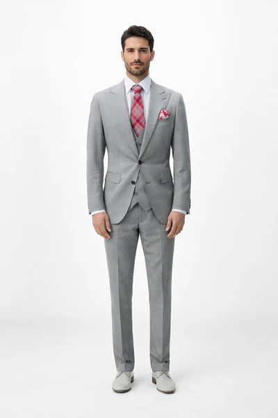Rossiman Men’s Dress Suit | Timeless Classic Formal Suit for Men – Italian Tailored Luxury Slim Fit Design