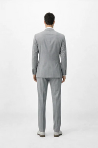 Rossiman Men’s Dress Suit | Timeless Classic Formal Suit for Men – Italian Tailored Luxury Slim Fit Design
