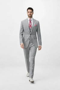 Rossiman Men’s Dress Suit | Timeless Classic Formal Suit for Men – Italian Tailored Luxury Slim Fit Design