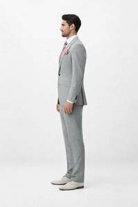 Rossiman Men’s Dress Suit | Timeless Classic Formal Suit for Men – Italian Tailored Luxury Slim Fit Design