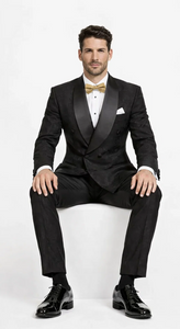 Rossiman Rossi Men’s Formal Suit | Stylish Tailored Dress Suit by Rossi Man – Italian Slim Fit Luxury Formalwear