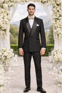 Rossiman Rossi Men’s Formal Suit | Stylish Tailored Dress Suit by Rossi Man – Italian Slim Fit Luxury Formalwear