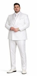 Rossiman Rossi Men’s Dress Suit | Classic Tailored Formalwear – Italian Slim Fit Luxury Suit for Men