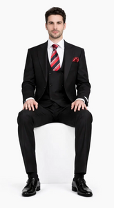 Rossiman Rossi Men’s Dress Suit | Premium Tailored Suit for Formal Occasions – Italian-Inspired Luxury Slim Fit Design