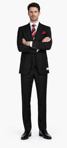 Rossiman Rossi Men’s Dress Suit | Premium Tailored Suit for Formal Occasions – Italian-Inspired Luxury Slim Fit Design