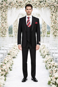 Rossiman Rossi Men’s Dress Suit | Premium Tailored Suit for Formal Occasions – Italian-Inspired Luxury Slim Fit Design