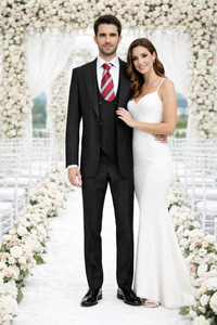 Rossiman Rossi Men’s Dress Suit | Premium Tailored Suit for Formal Occasions – Italian-Inspired Luxury Slim Fit Design