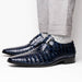 Marco_Di_Milano Rovigo: Navy Leather Dress Shoe