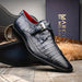 Marco_Di_Milano Rovigo: Navy Leather Dress Shoe