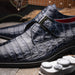 Marco_Di_Milano Rovigo: Navy Leather Dress Shoe