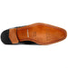 Marco Di Milano Rovigo Cognac Crocodile Monk-Strap Loafers 