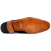 Marco Di Milano Luigi Caiman Crocodile Monk Strap Wine
