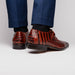 Marco Di Milano Rovigo: Cognac Leather Strap Loafers