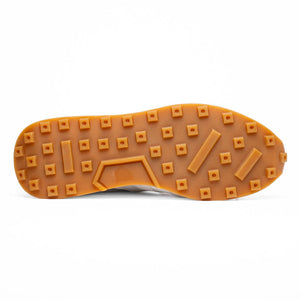 Zelli Roxi Italian Suede and Calfskin Luxury Sneaker in White