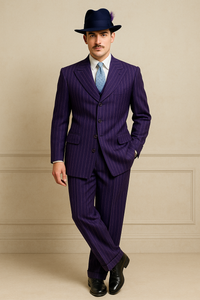 Purple Zoot Suit - 1920s Suit - Gangster Long Suit