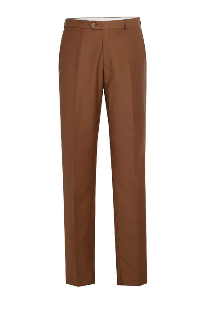 "Rust Renoir Slim Fit Two-Button Mens Suit: Class Meets Comfort" - USA Men's Outlet