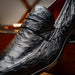 Marco_Di_Milano Salvatore Black Leather Luxury Shoe