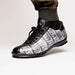Marco_Di_Milano Saulo Newspaper Black Leather Luxury Shoe