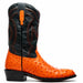 Marco_Di_Milano Savannah: Luxury Orange Leather Shoe