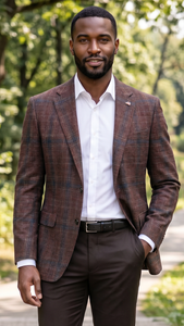 Burgundy Blazer Mens Sport Coat