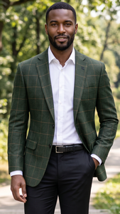 Hunter Green Blazer Mens Sport Coat