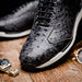 Marco Di Milano Scanno Antique Gray Leather Oxford