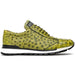 Marco Di Milano Scanno Green Ostrich Quill Sneakers