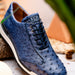 Marco Di Milano Scanno Antique Navy Leather Dress Shoe