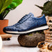 Marco Di Milano Scanno Antique Navy Leather Dress Shoe