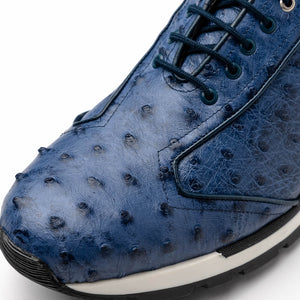 Marco Di Milano Scanno Antique Navy Leather Dress Shoe