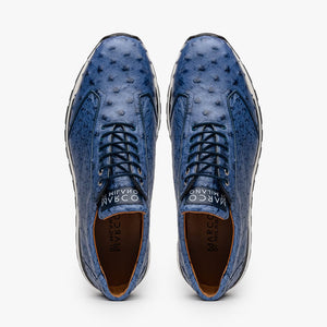 Marco Di Milano Scanno Antique Navy Leather Dress Shoe