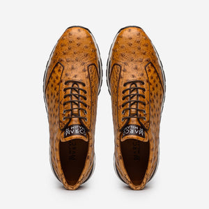 Marco Di Milano Scanno Paja Ostrich Quill Sneakers