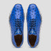 Marco Di Milano Scanno Electric Blue Ostrich Quill Sneakers