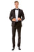 Sean Alexander Men's Black Two Button Slim Fit Wedding & Prom Tuxedo - USA Men's Outlet