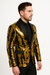 Mardi Gras Blazer For Men in Color Gold and Black