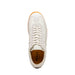 Zelli Shizzo Signature Sneaker in White Calfskin and Suede