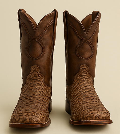 Dan Post Men's Stanley Leather Square Toe Boots - Tan