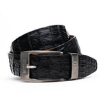 Marco_Di_Milano Silvio Belt Black Leather Loafer